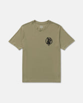 Chaos Short Sleeve Tee - Covert Green | RVCA for sale