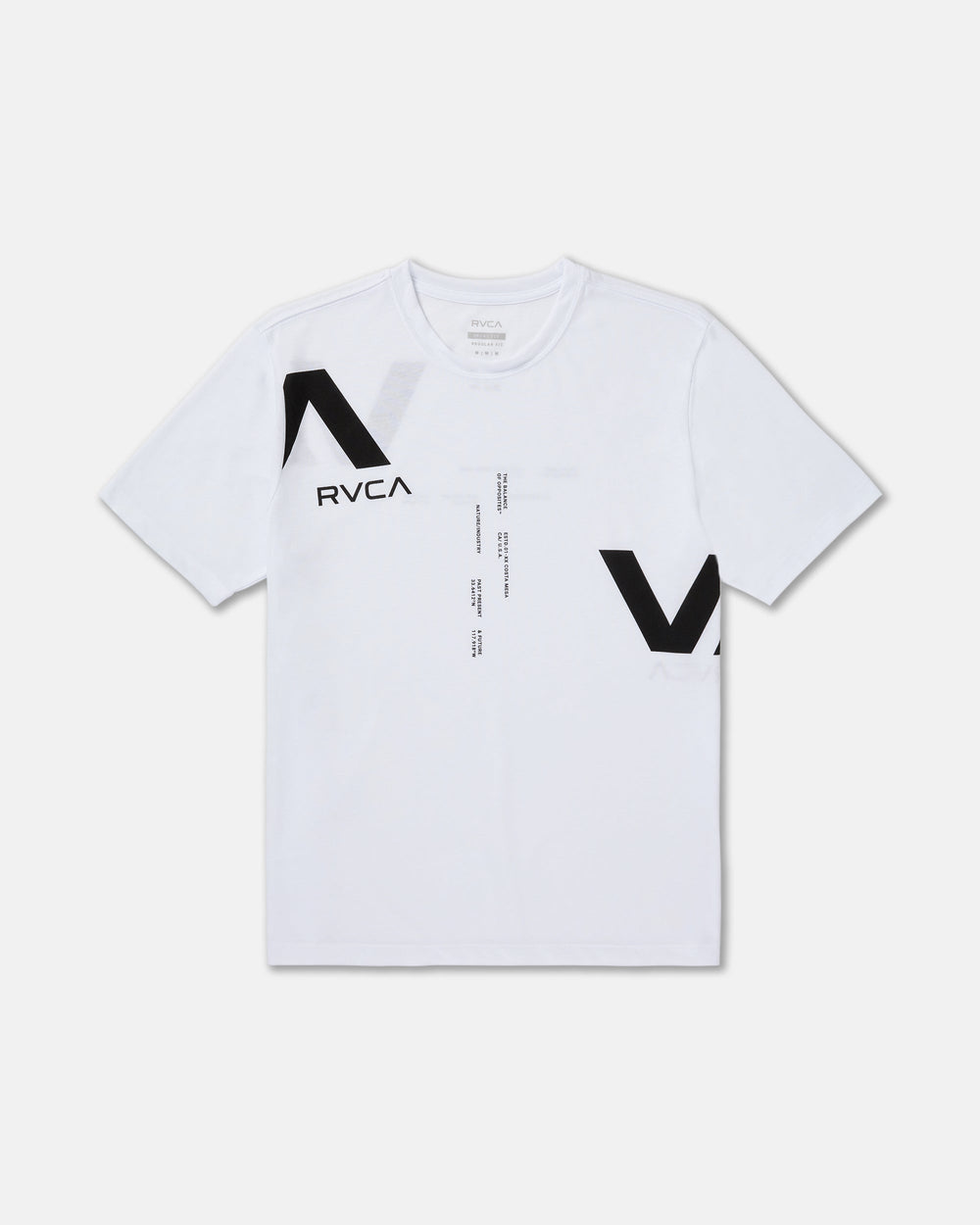 VAa Divided Short Sleeve Tee - White | RVCA online