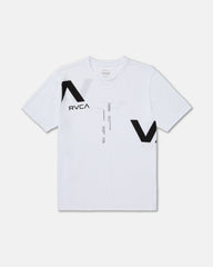 VAa Divided Short Sleeve Tee - White | RVCA online