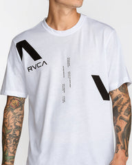 VAa Divided Short Sleeve Tee - White | RVCA online