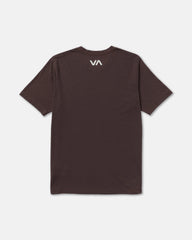 VA Blur Short Sleeve Tee - Mocha | RVCA outlet