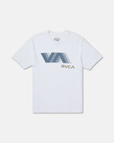 VA Blur Short Sleeve Tee - White | RVCA for sale