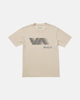 RVCA Blur Fill Short Sleeve Tee - Light Khaki | RVCA outlet