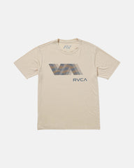 RVCA Blur Fill Short Sleeve Tee - Light Khaki | RVCA outlet