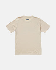 RVCA Blur Fill Short Sleeve Tee - Light Khaki | RVCA outlet