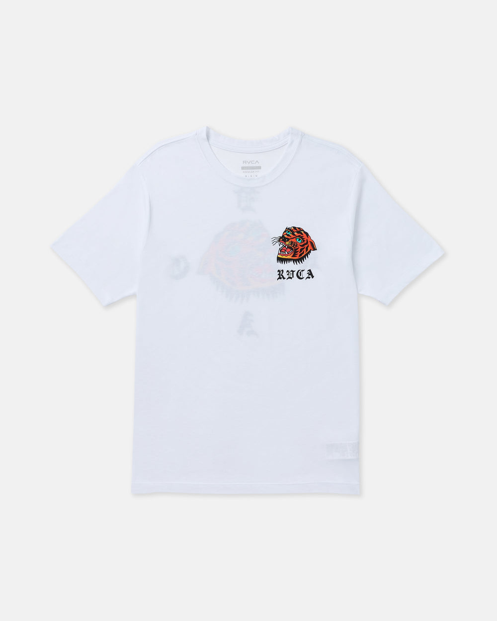 Kaleb Tiger Short Sleeve Tee - White | RVCA online