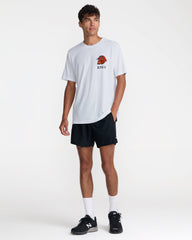 Kaleb Tiger Short Sleeve Tee - White | RVCA online