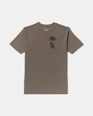 Benj Tiger Eyes Short Sleeve Tee - Mushroom | RVCA outlet