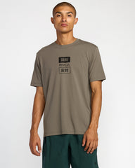 RVCA Trade Short Sleeve Tee - Mushroom | RVCA outlet