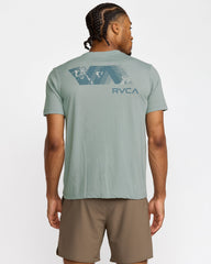 VA Blur Short Sleeve Tee - Lead | RVCA for sale