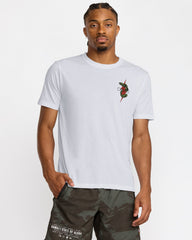 Shock Squad Short Sleeve Tee - White | RVCA for sale
