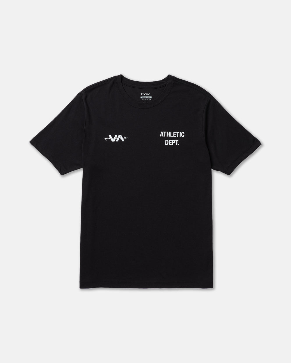 Athletic Department Short Sleeve Tee - Black | RVCA outlet