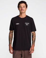 Athletic Department Short Sleeve Tee - Black | RVCA outlet