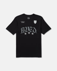 RVCA Star FC Short Sleeve Tee - Black | RVCA discount