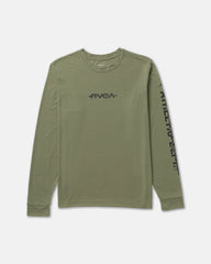 Athletic Dept Long Sleeve Tee - Army | RVCA outlet