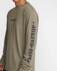 Athletic Dept Long Sleeve Tee - Army | RVCA outlet