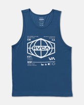 World Hex Tank Top - Dark Denim | RVCA sale