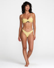 Amalfi Cinch Bandeau Bikini Top - Sunshine | RVCA near me