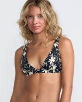 Days Like These Fixed Tall Tri Bikini Top - Rvca Black Floral | RVCA for sale