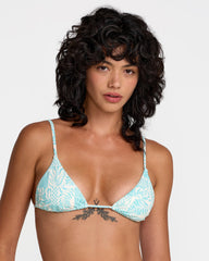 Sun Tides Triangle Bikini Top - Aqua Haze | RVCA outlet