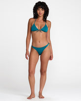 Shimmer Halter Triangle Bikini Top - Marine | RVCA near me