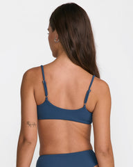 Costa Crinkle Bralette - Slate Blue | RVCA online