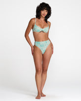 Sun Tides High Rise Skimpy Bikini Bottom - Aqua Haze | RVCA US