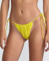 Solid Slide Tie Skimpy Bikini Bottom - Citrus | RVCA sale