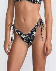 Days Like These V FT Medium French Bikini Bottom - Rvca Black Floral | RVCA discount