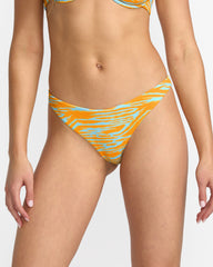 Summer Safari Medium French Bikini Bottom - Mango Yellow | RVCA for sale