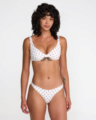 Dot Medium French Bikini Bottom - Whisper White | RVCA outlet