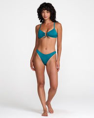 Shimmer Ring Medium French Bikini Bottom - Marine | RVCA online