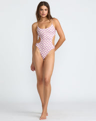 In The Groove Rev Square Neck One Piece - Amethyst Smoke | RVCA US