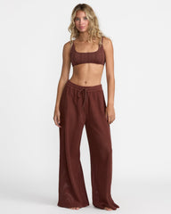 Fade Crochet Shirt - Mocha | RVCA on sale