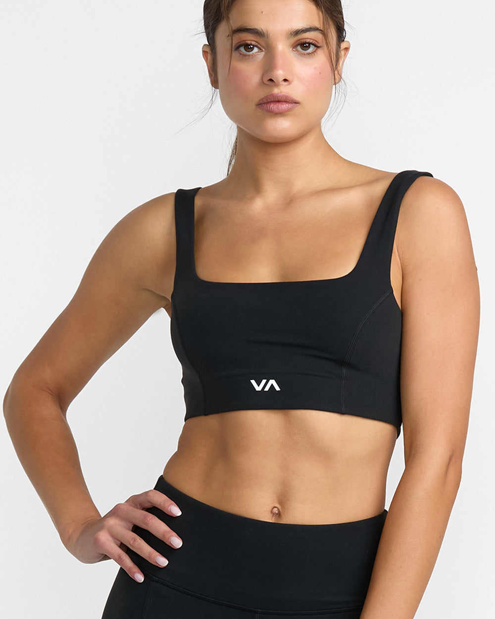 VA Square Neck Bra - Black | RVCA on sale