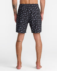 VA Elastic 17" Shorts - Pirate Black | RVCA sale
