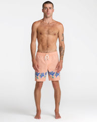 Barnes Elastic 17" Shorts - Peach | RVCA sale
