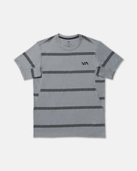 Sport Vent Stripe Short Sleeve Tee - Heather Grey | RVCA sale