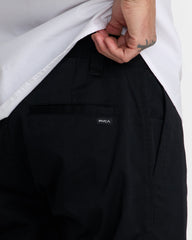 Weekend Stretch Pant - Black | RVCA on sale
