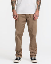 Weekend Stretch Pant - Dark Khaki | RVCA sale