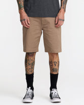 Weekend Stretch Short 20" - Dark Khaki | RVCA near me