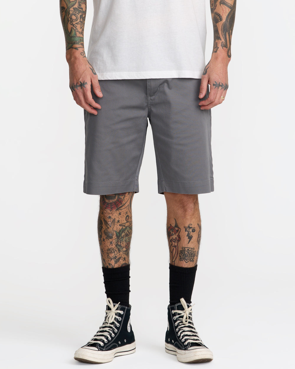 Weekend Stretch Short 20" - Smoke | RVCA for sale
