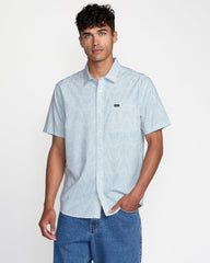 Anytime Short Sleeve Shirt - White | RVCA discount