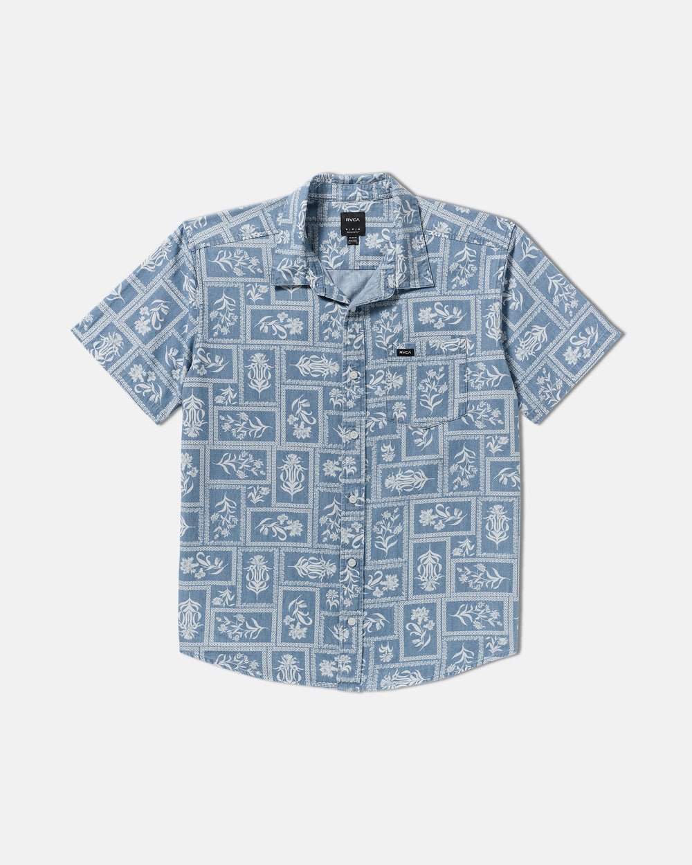 Frame Short Sleeve Shirt - Vintage Navy | RVCA on sale