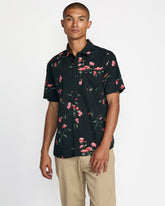 Botanical Short Sleeve Shirt - Pirate Black | RVCA online