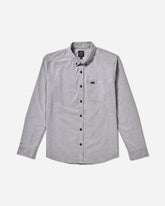 That'll Do Stretch Woven Long Sleeve Shirt - Garage Blue | RVCA discount