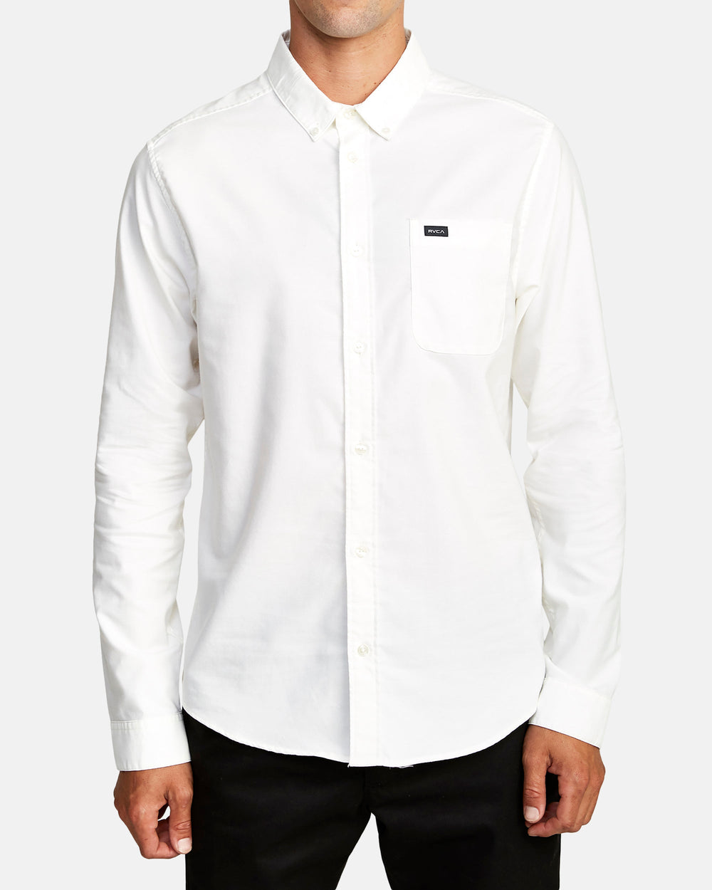That'll Do Stretch Long Sleeve Shirt - White | RVCA near me
