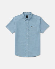 That'll Do Stretch Short Sleeve Shirt - Oxford Blue | RVCA discount
