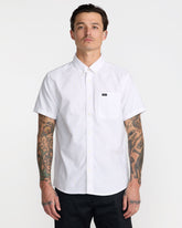 That'll Do Stretch Short Sleeve Shirt - White | RVCA outlet
