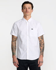That'll Do Stretch Short Sleeve Shirt - White | RVCA outlet